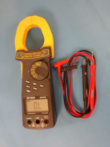EXTECH 380926, 2000A True RMS AC/DC Clamp Meter with probes-Excellent Condition