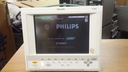 Philips M1204A V24C Patient Monitor tested working