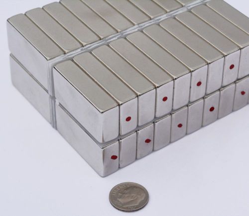 5 / 10 / 25 pcs 10mm X 20mm x 40mm square MAGNETS N45 Neodymium rare Earth (67)