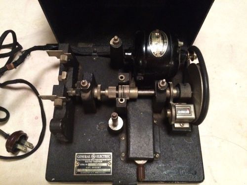 vintage general electric watthour meter register ratio tester