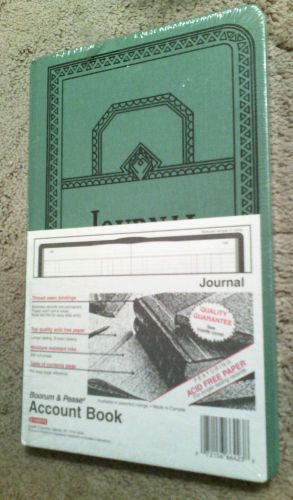 Boorum &amp; PEASE RECORD / ACCOUNT BOOK Journal Rule 300 Pgs 12 1/8 x 7 5/8