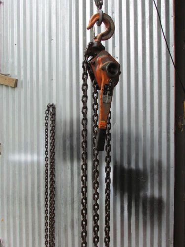 Jet chain lever hoist 6 ton 25&#039; lift for sale