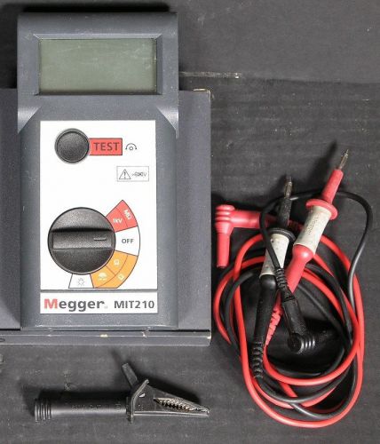 Megger MIT210 1000 V Insulation and Continuity Tester with Digital Analog displa