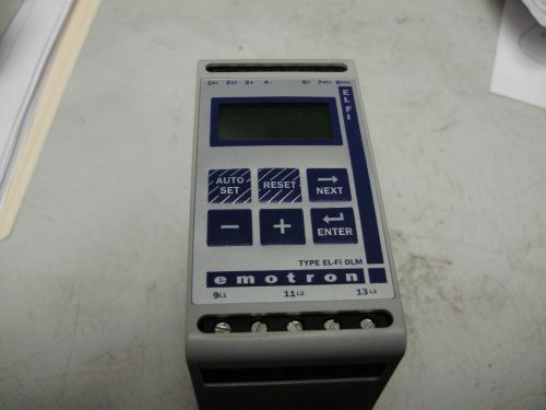 Emotron digital motor load monitor el-fi-dlm for sale