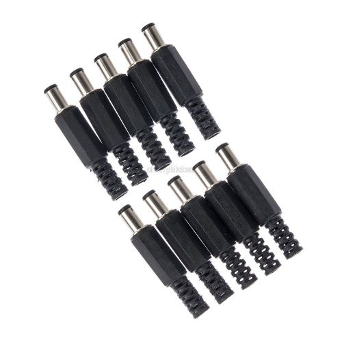 10pcs 5.5X2.1MM Male Electrical Socket Outlet DC-005 DC Outlet Power Plug CYBD