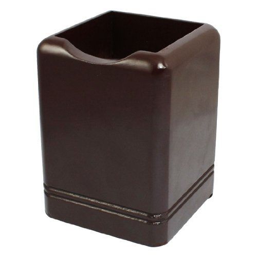 uxcell? Square Shaped Maroon Brown Wood Wooden Pencil Pen Holder Stationery