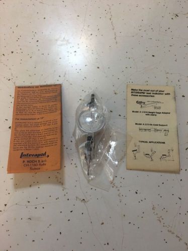 Brown &amp; sharpe interapid 312b-2 .0005&#034; .060&#034; dial test indicator new no box for sale