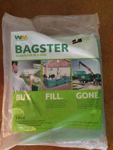 Bagster 3CUYD Dumpster in a Bag Leaves Mulch Compost
