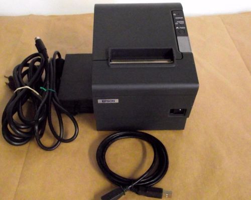 Epson tm-t88iv thermal usb receipt printer  power supply usb cable pos printer for sale