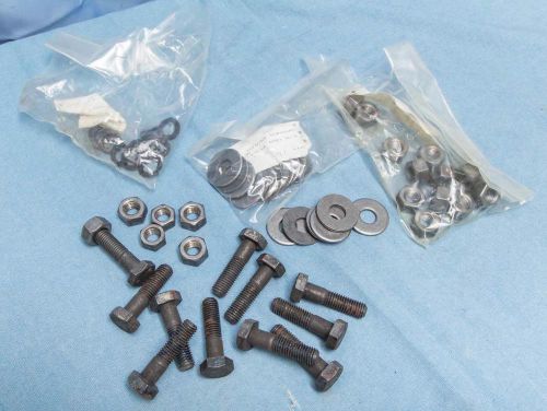 Lot of Hardware Hex Nuts Bolts Washers 5/8&#034; Heavy Duty dq