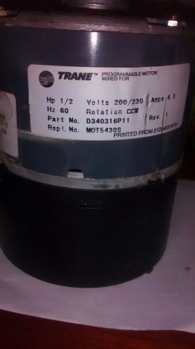 GE ECM MOTOR 5SME39HL0012 TRANE MODULE MOT5430S  (257)