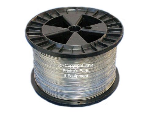 Round stitching wire 5lb spool of 25gauge galvanised bindery stitchers for sale