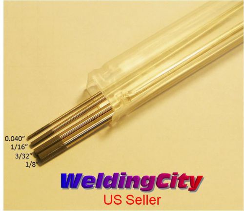 WeldingCity 4-pk 2.0% Ceriated (Grey) Assorted 040-1/8x7 TIG Tungsten Electrode