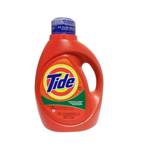 Tide Liquid Laundry Detergent, Mountain Spring Scent, 100 fl oz