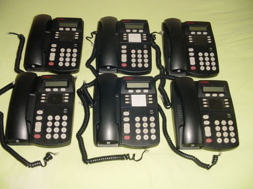 Lot of 6 Avaya 4406D+ Business Telephone Digital Display