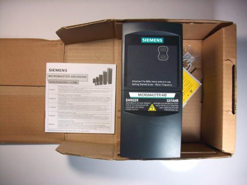 Siemens 6SE6440-2UD17-5AA1, Micromaster 440, Input 380-480V, 7.5KW,  NEW