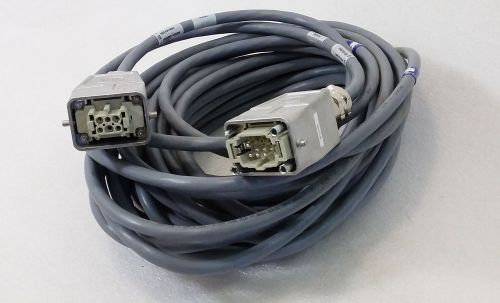 Harting Han Male &amp; Female 4 Pin Connector Set With 10-12 Meter Cable