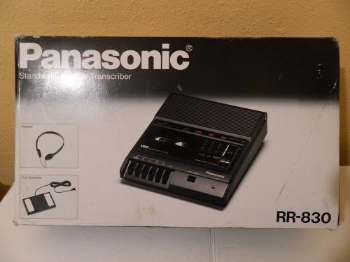 Panasonic RR-830 StandardCassette Transcriber RR830 CLEANED AND TESTED