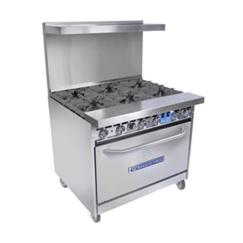 Baker&#039;s pride 36-bp-2b-2ht-s30 restaurant series range gas 36&#034; for sale