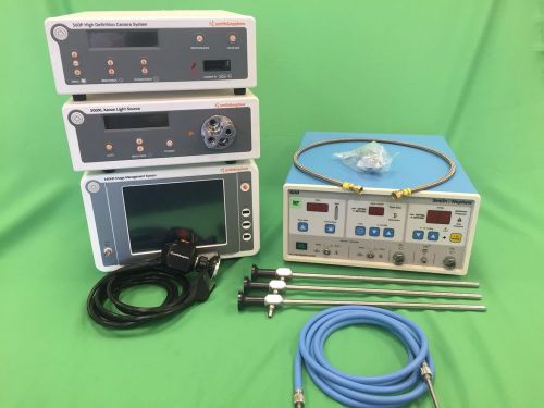 Smith &amp; nephew dyonics 560 hd laparoscopy system w/ 3 laparoscopes for sale