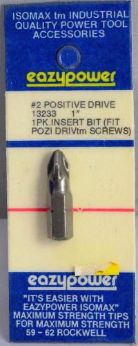 Eazypower Tools #2 Positive Drive Insert 1&#034; Screw Driver Bit 13233 Pozi