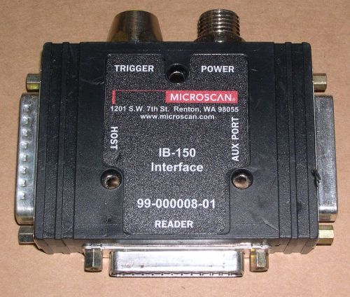 MICROSCAN, IB-150, CONNECTION BLOCK , USED