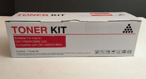 Compatible Oki C5500 C5800 Toner MAGENTA New