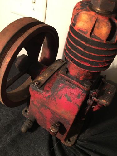 Old vintage antique champion art deco  compressor pump  steampunk industrial for sale