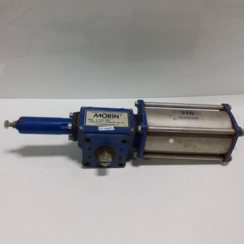 Morin pneumatic/hydraulic rotary actuator b-023u-s060 for sale