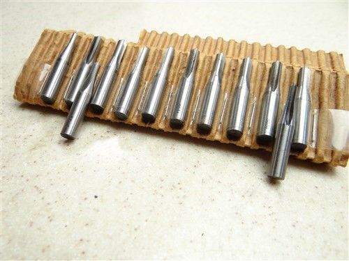 LOT OF 12 HSS SLITTING BROACHES 1/8&#034; TO 3/16&#034;