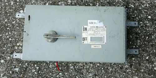 GE QMR364 3 POLE 200 AMP 600 VOLT FUSED SWITCH WITH BLANKS AND HARDWARE