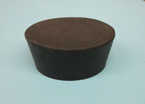 NEW Solid #12 tapered rubber stopper plug (1)