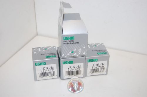 (4) NIB Ushio JCR/M 12V75W Halogen Projector Lamps