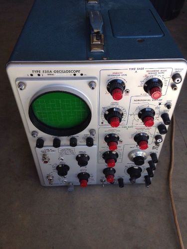 Vintage TEKTRONIX Type 535A Oscilloscope w/ Type 53/54C Plug-In