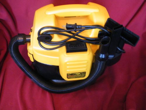Dewalt dc500 corded cordless heavy duty 2 gallon wet dry vacuum for sale