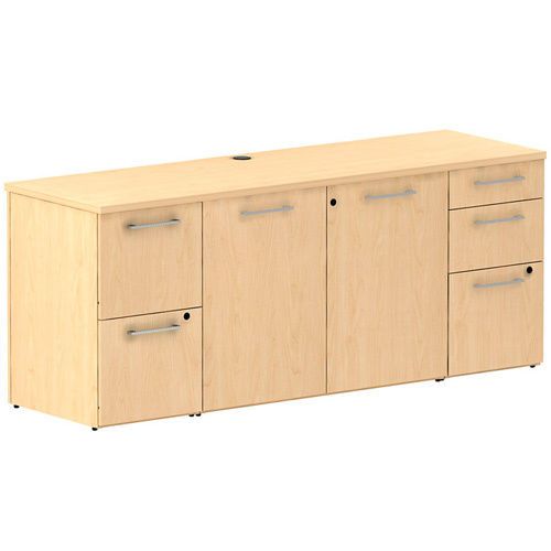 MODERN MAPLE CREDENZA CABINET Office Conference 72 Console Contemporary BHCA-1-B