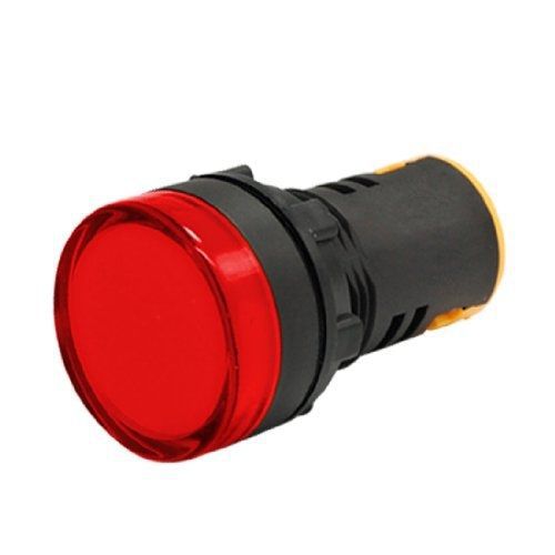 Amico AD56-22DS AC DC 24V Red LED Signal Indicator Light Lamp