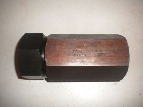 Snap-tite hydraulic inline check valve cpiff-12p-65a for sale