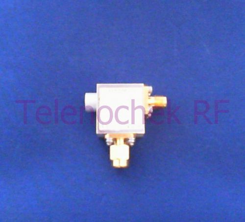 RF microwave single junction isolator 4000 MHz - 8000 MHz / 10 Watt / data