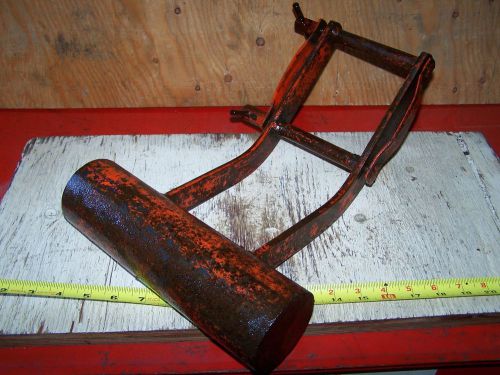 Old simplicity walk behind garden tractor plowing counterweight weight hit miss for sale