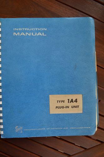 Tektronix 1A4 Plug-in  Instruction Manual with Schematics