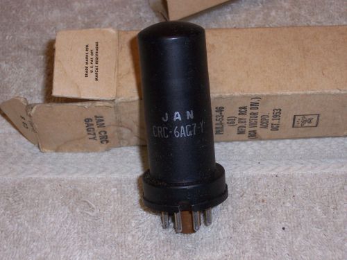OG1283- Vintage NOS RCA/MIL Beam Power Amplifier Vacuum Tube JAN-CRC-6AG7Y