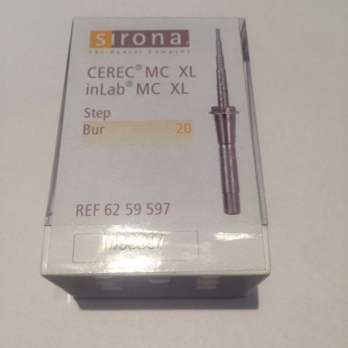 Sirona Cerec MCXL MCX inlab MC XL Step Bur 20- Six Total Burs