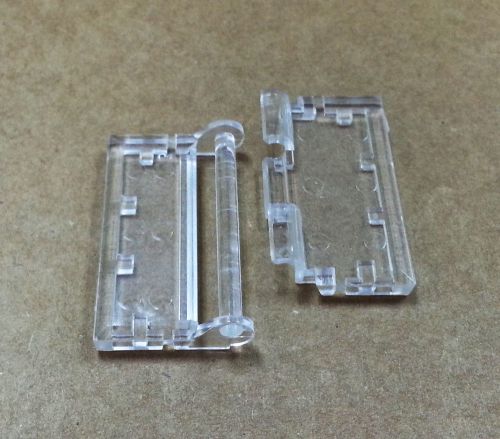 Plastic acrylic hinges - variety pack (2 of each type, total of 6 hinges) for sale