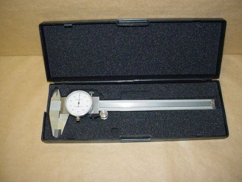 DIAL CALIPER 6” SHOCKPROOF STANDARD INCHES IN GREAT WORKING CONDITION