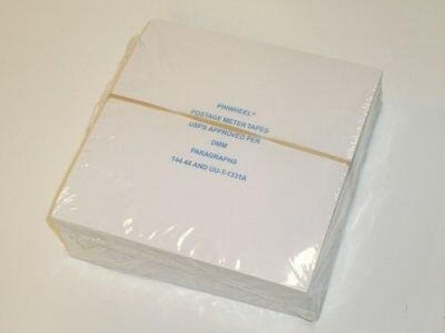 Generic Pitney Bowes Postage Meter Tapes, Quad tape Sheet, 75 strips/pack, 300