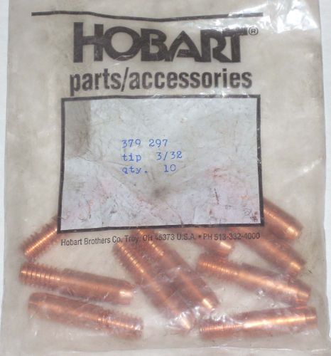 10 hobart thermal arc 379297 mig welding contact tips 3/32 fits sp2001 spool gun for sale