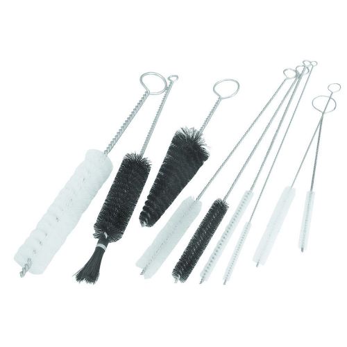 9 pc round nylon brush set cylinder tube pipe cleaning for sale