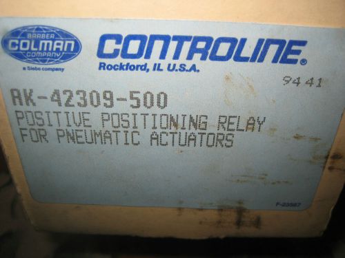 COLMAN CONTROLLINE POSITIVE POSITIONING RELAY AK-42309-500 PNEUMATIC ACTUATATORS