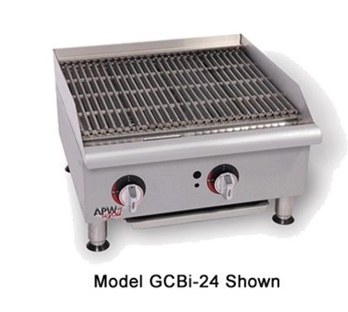 Apw wyott gcb-48i-ce champion charbroiler gas countertop 48&#034; w x 25&#034; d... for sale